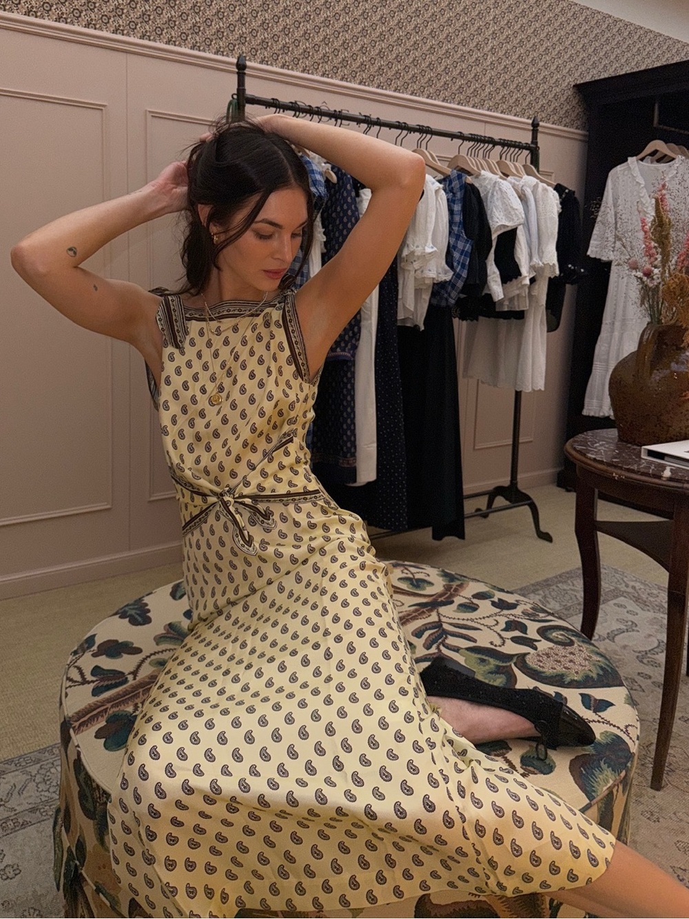 Doen Amorette Yellow Paisley XS - Picture 9 of 16